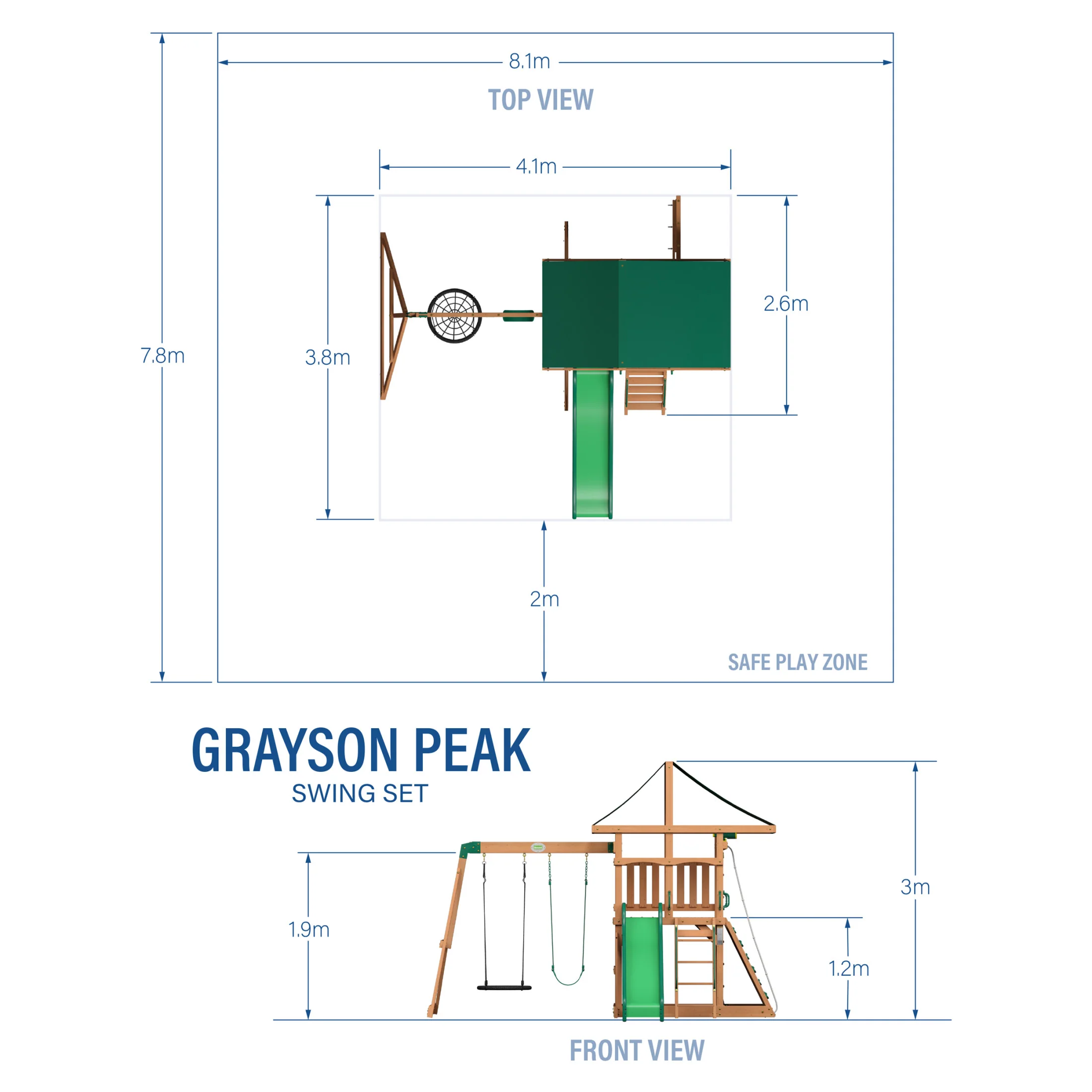 Grayson Peak Swing Set - Image 3