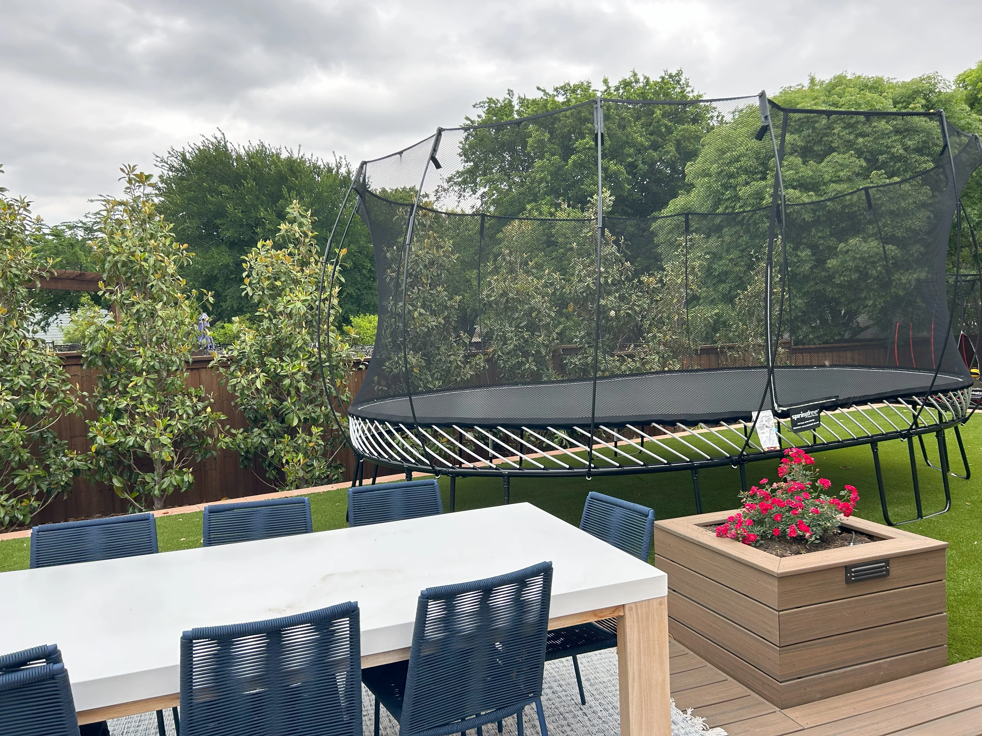 Jumbo Oval Trampoline - 12x19' - Image 3