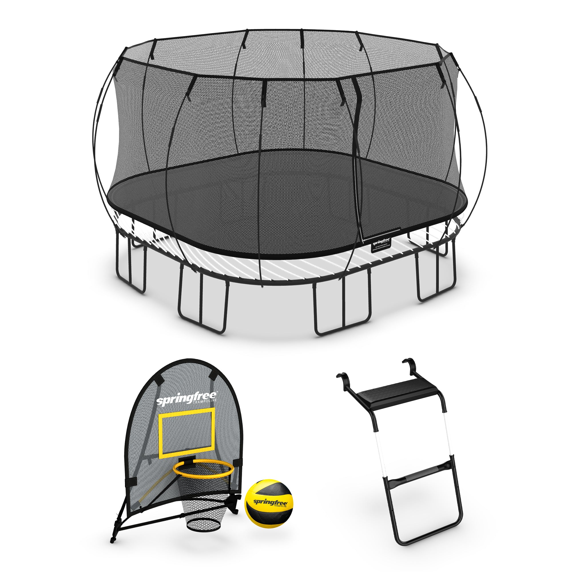 Jumbo Square Trampoline - 13' - Image 8