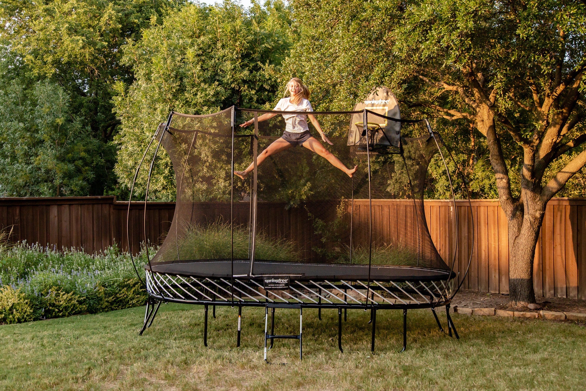 Large Oval Trampoline - 8x13' - Image 7