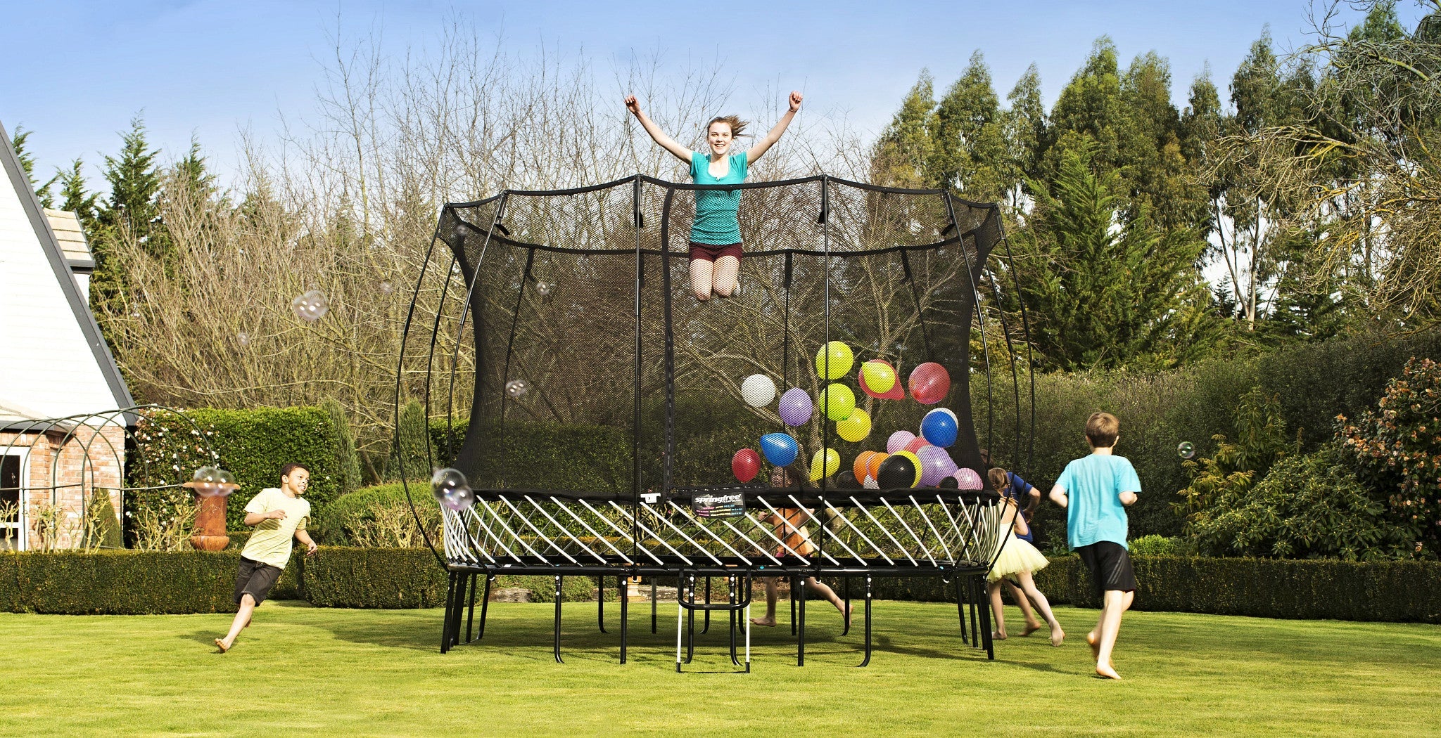 Large Square Trampoline - 11' - Image 6