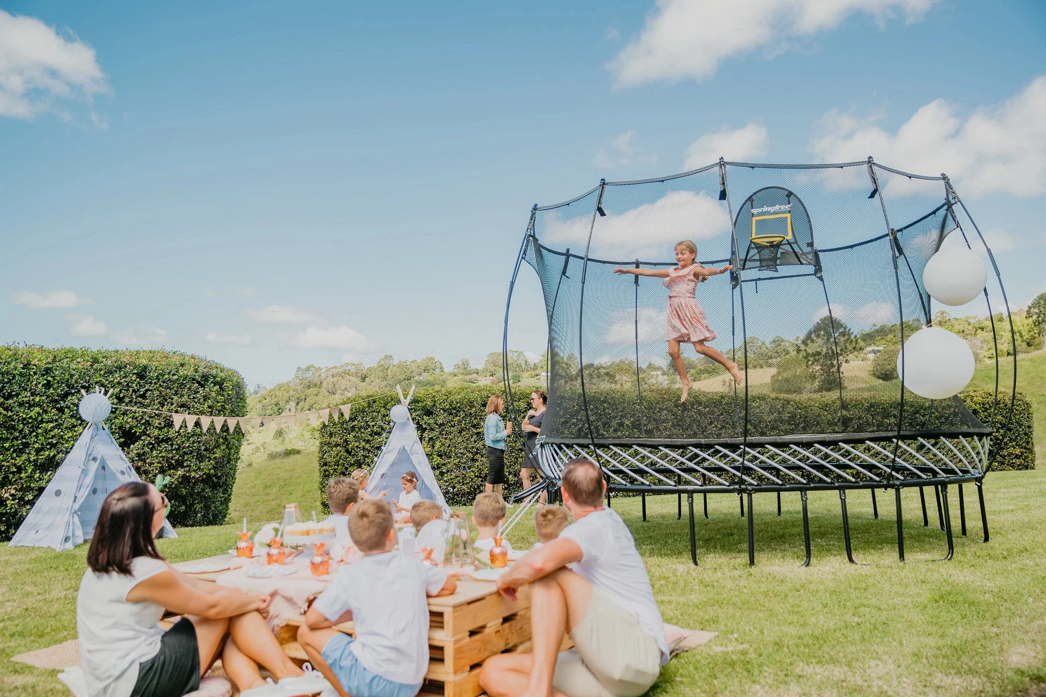Large Square Trampoline - 11' - Image 7