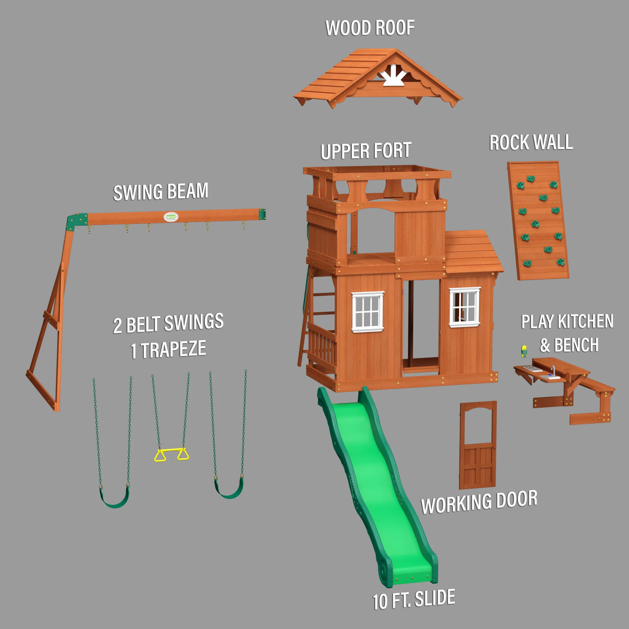 Shenandoah Swing Set - Image 11