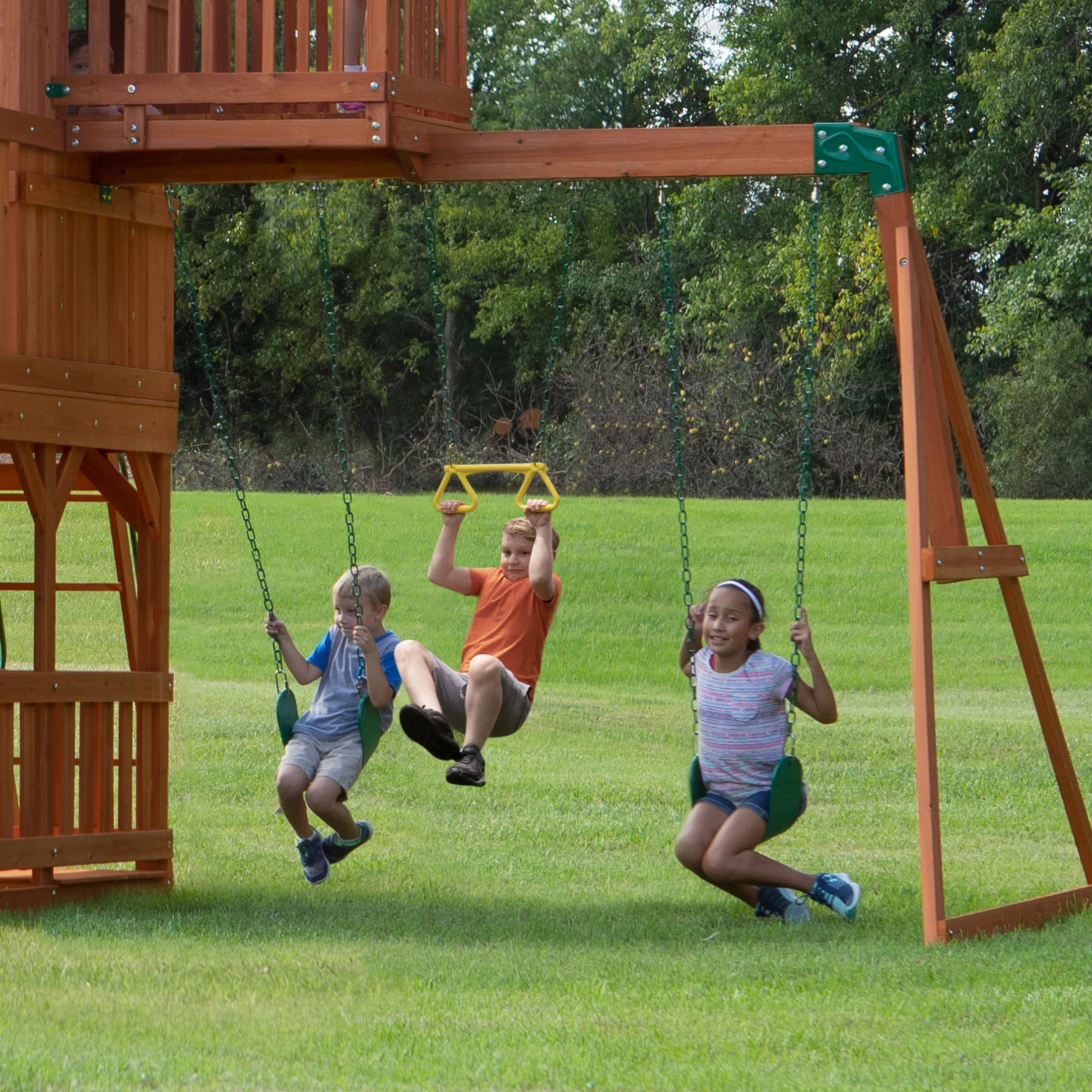 Skyfort II Swing Set - Image 8