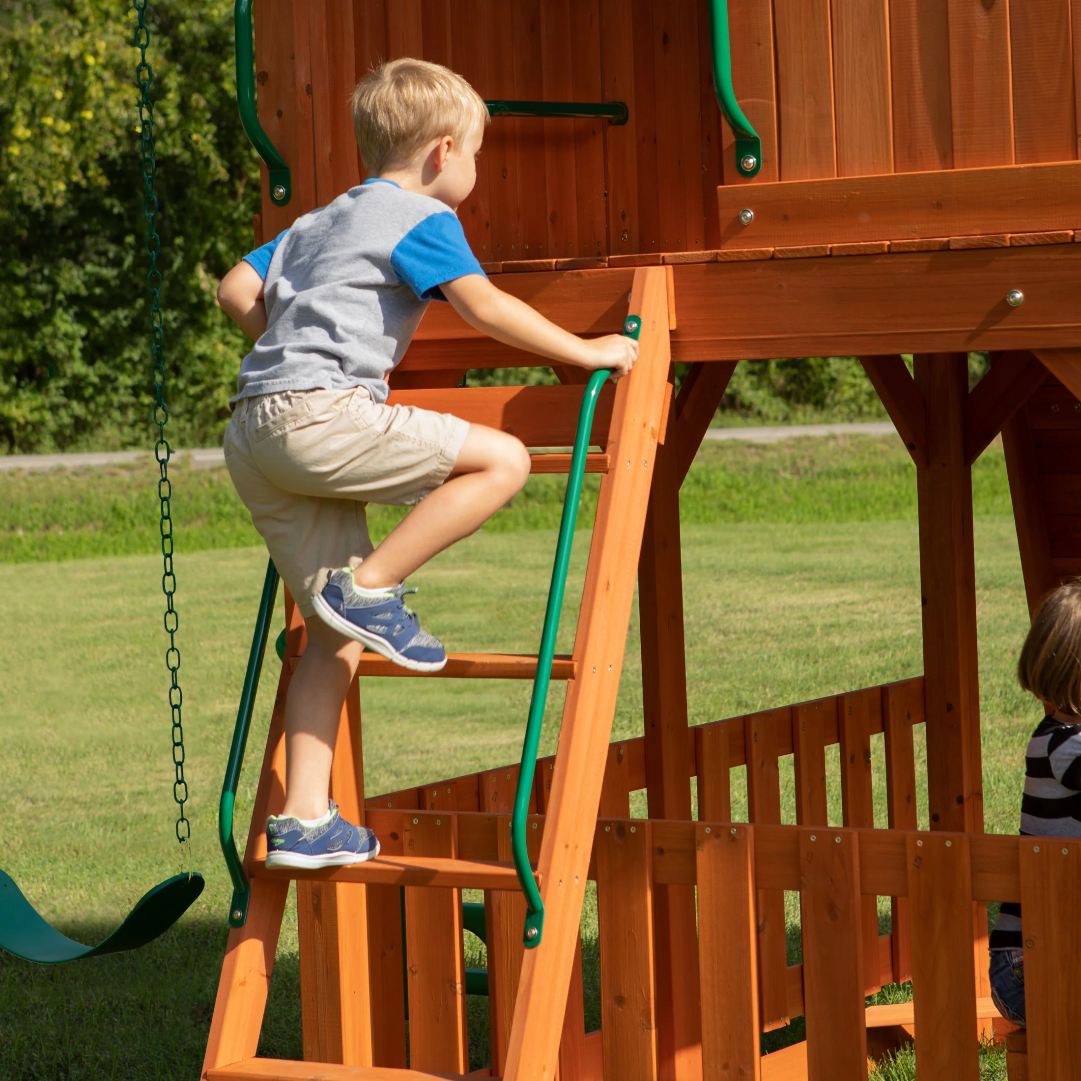 Skyfort II Swing Set - Image 9