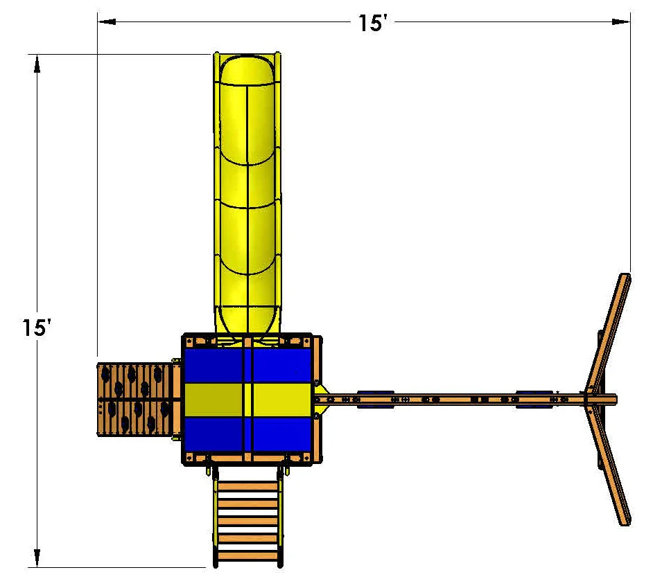Classic Fort Swing Set (11A) - Image 4