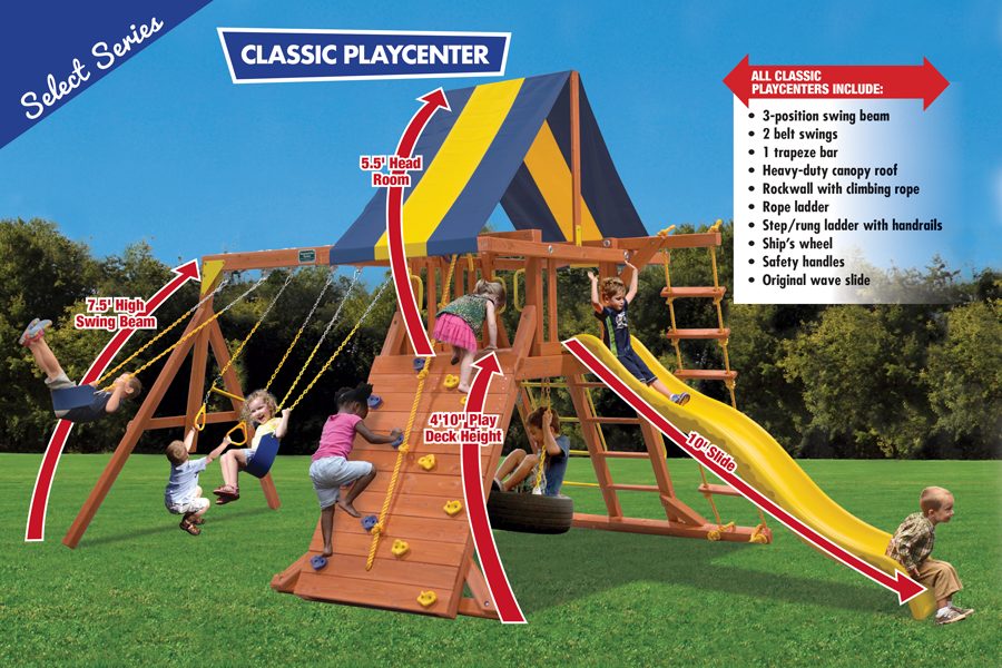 Classic Playcenter Swing Set (11B) - Image 4